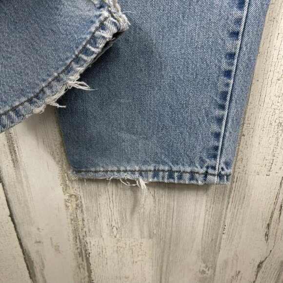 Levi's 550 denim jeans BUNDLE LOT 2 pairs 34 x 32 distressed grunge workwear - Picture 6 of 13